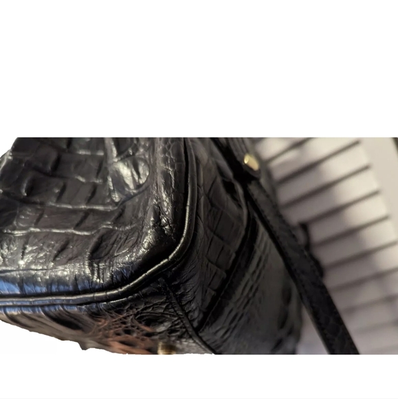 Brahmin Louise Rose Satchel in Black - Picture 12 of 16